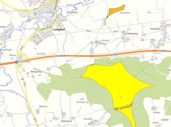 Gebietskulisse Windenergie ED